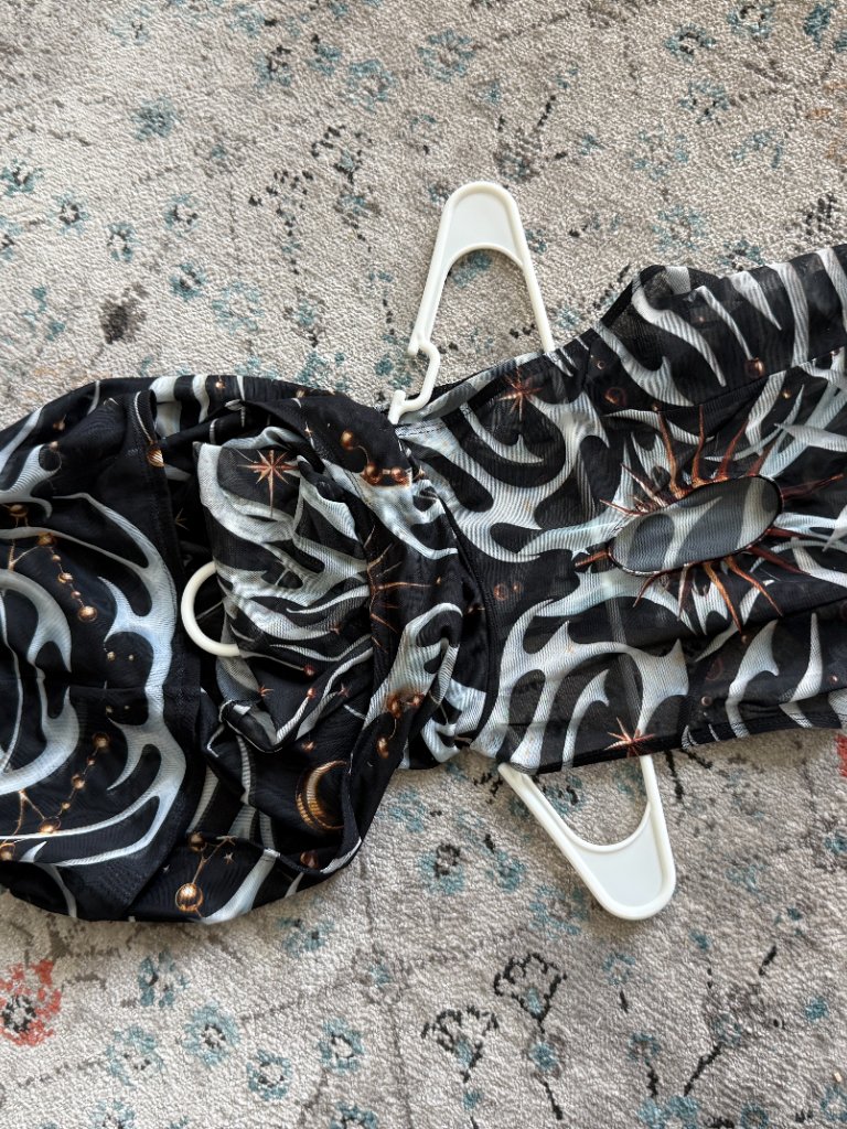 Badinka Neural Static Hooded Dress (M) — image 8 of 8